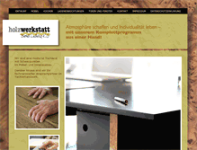 Tablet Screenshot of holzwerkstatt.de